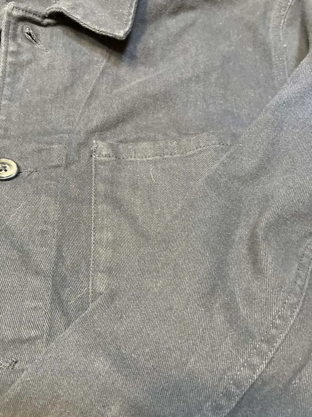 Quince Men's Canvas Chore Jacket in Navy, Size XL